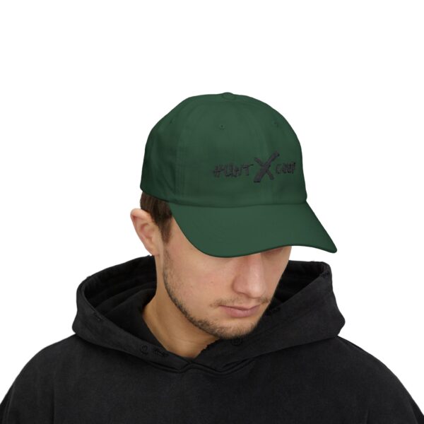 huntXcoop Canvas Embroidered Cap- Dark - Image 11