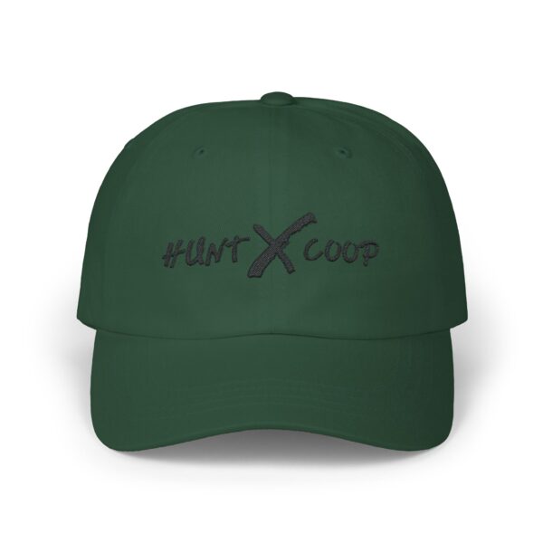 huntXcoop Canvas Embroidered Cap- Dark - Image 9