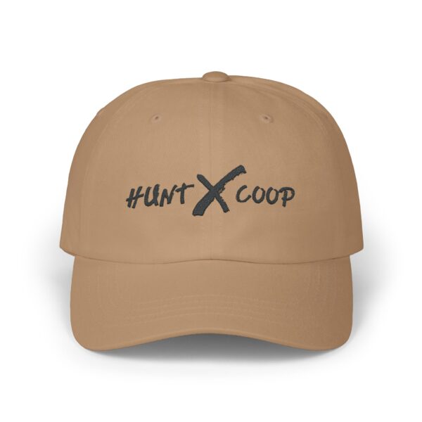 huntXcoop Canvas Embroidered Cap- Dark - Image 5