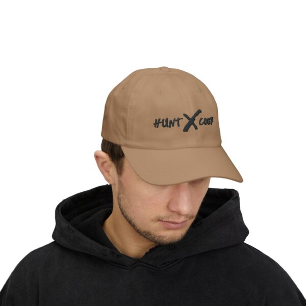 huntXcoop Canvas Embroidered Cap- Dark - Image 7