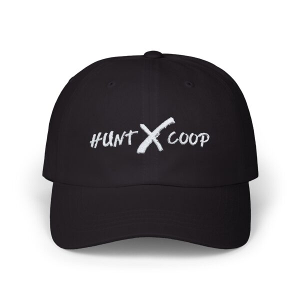 huntXcoop Embroidered Logo Hat- Light