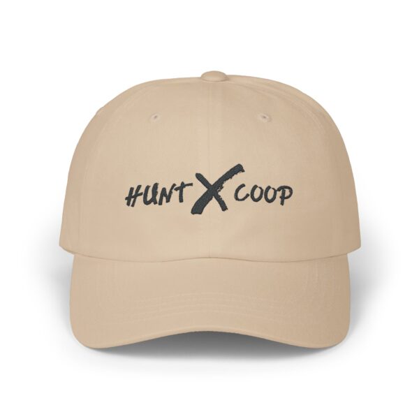 huntXcoop Canvas Embroidered Cap- Dark